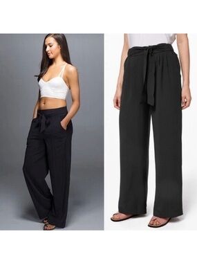 Lululemon Noir Long Trouser Pant
Black in Size 12